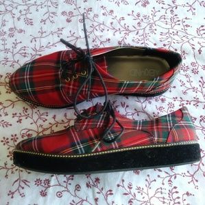 Abound Plaid Platform Sneakers